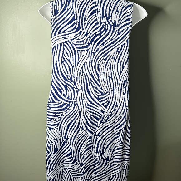 Samantha Brown Getaway  dress by Travel Smith navy white 1X - Picture 4 of 9